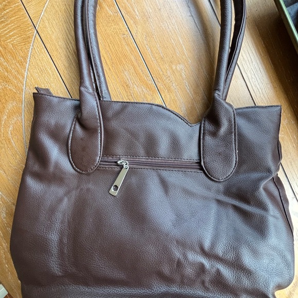 New brown suede handbag, boho purse - Picture 3 of 6